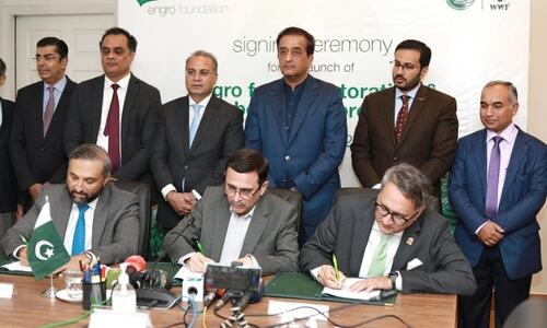 WWF, Engro sign agreement with govt to restore degraded forest land WWF, Engro sign agreement with govt to restore degraded forest land