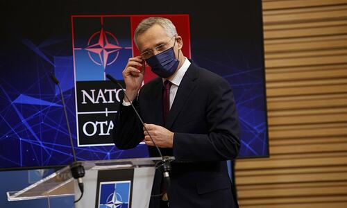 Nato chief warns Russia of &lsquo;costs&rsquo; if  it invades Ukraine
