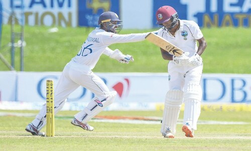 West Indies leading despite Ramesh Mendis&rsquo; six wickets