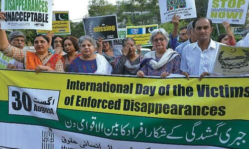 Editorial: Continuation of enforced disappearances is a human tragedy on a vast scale