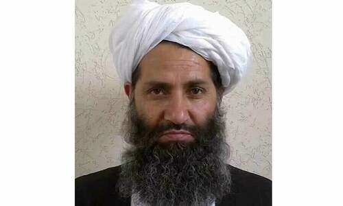 Taliban say chief Haibatullah Akhundzada met senior officials in Kandahar