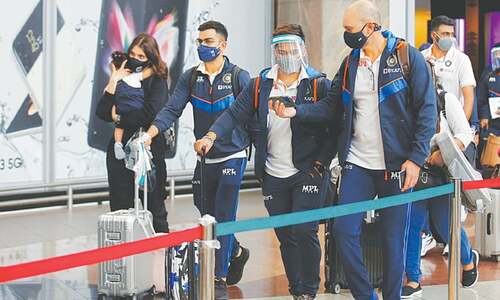 Indian squad reaches SA for curtailed series