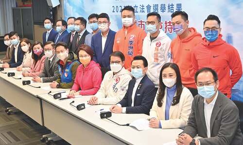 Pro-Beijing candidates sweep Hong Kong elections