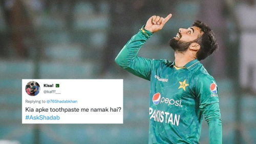 'Kia apke toothpaste me namak hai?': Shadab Khan answers the wackiest fan questions on Twitter