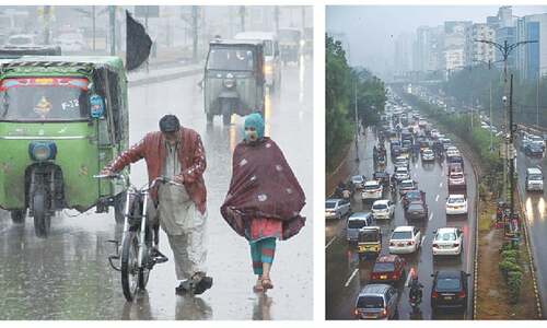 One dies as Karachi receives first winter shower