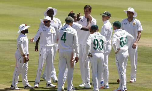 South Africa's Jansen grabs four wickets as India struggle on first day of second Test