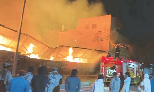 Fire breaks out  in New Karachi towel factory