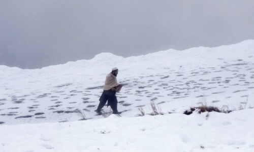 Three killed as ambulance falls into Dir river due to snowfall Three killed as ambulance falls into Dir river due to snowfall