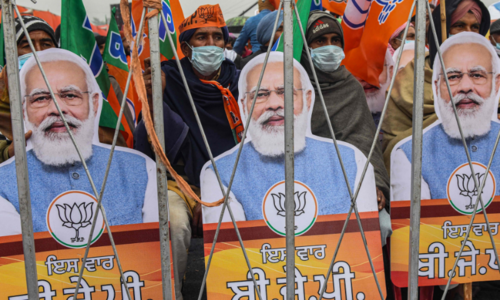 Modi trapped on flyover after &lsquo;security lapse&rsquo;