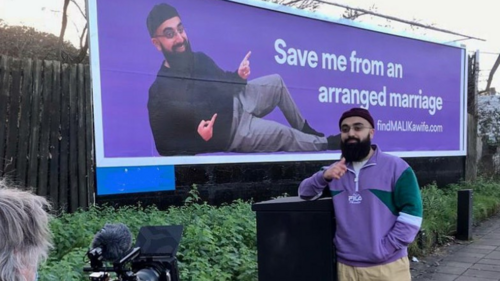 'Save me from an arranged marriage': UK man advertises himself on billboards to find a wife