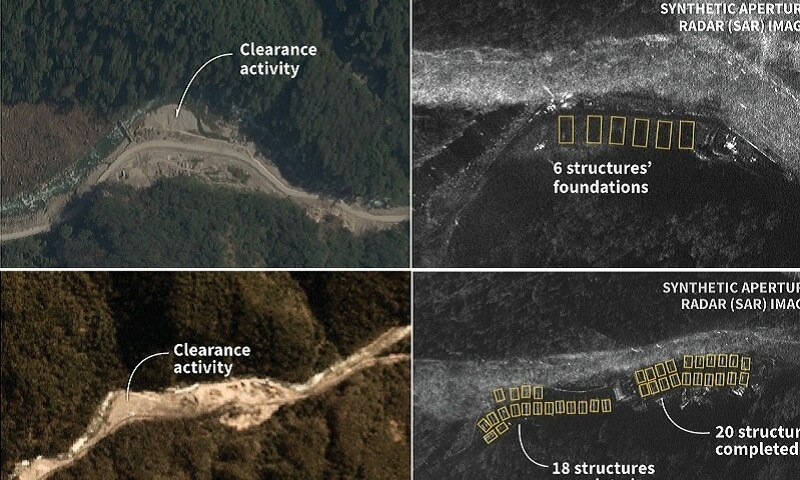 China steps up construction along disputed Bhutan border, satellite images show China steps up construction along disputed Bhutan border, satellite images show