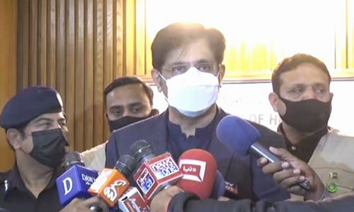 Murad Ali Shah in no hurry to take harsh steps for curbing spread of Covid in city
