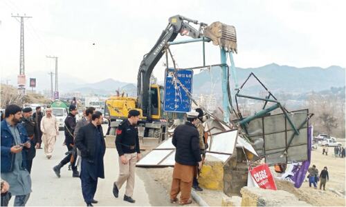 Drive to remove billboards begins in Lower Dir