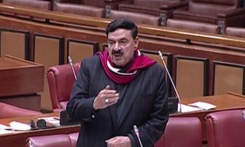 Opposition senators seek explanation from Sheikh Rashid over rising terror incidents