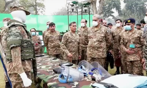 Gen Bajwa visits Peshawar Corps HQ; briefed on security situation