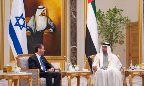 UAE intercepts Houthi missile attack as Israeli president Isaac Herzog visits UAE intercepts Houthi missile attack as Israeli president Isaac Herzog visits