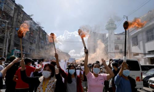 US, Britain, Canada hit top Myanmar justice officials with sanctions