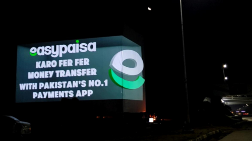 Pakistan's first anamorphic installation by easypaisa made it to Islamabad Expressway