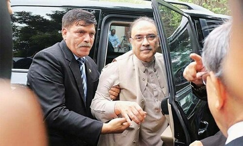 Unwell Zardari cancels engagements in Lahore