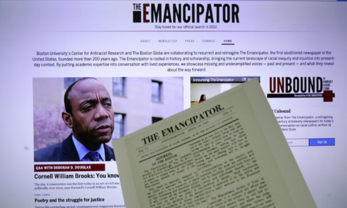 Anti-slavery newspaper reborn as US grapples with racism