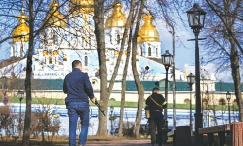 Kyiv's ragtag volunteer force fights stealth invaders