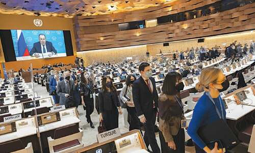 Russian FM Sergei Lavrov faces walkouts at two international meetings