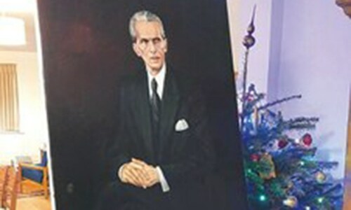 Jinnah’s portrait unveiled at prestigious London club Jinnah’s portrait unveiled at prestigious London club