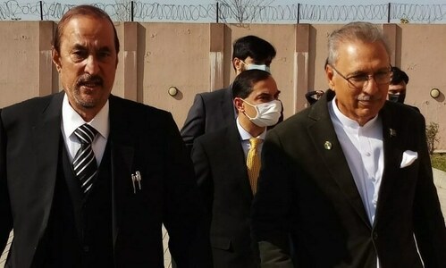 President Alvi appears before Islamabad ATC in PTV attack case