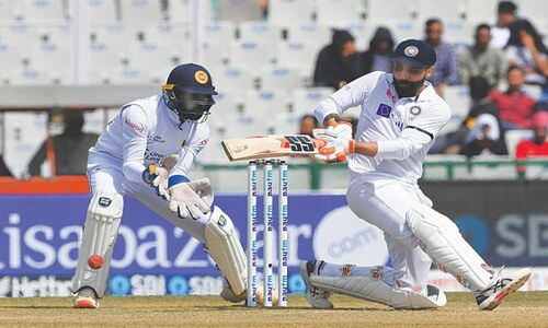 Jadeja century helps India take charge against Sri Lanka