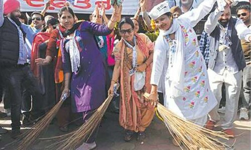 Aam Aadmi Party pulls off upset in India's Punjab