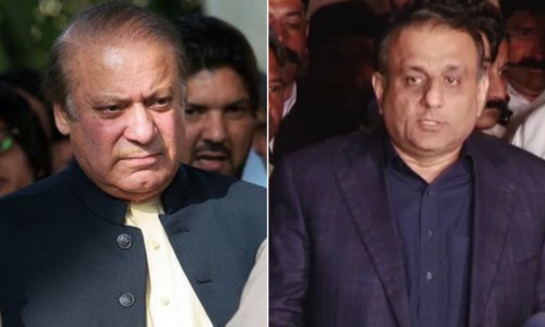 PTI&rsquo;s Aleem Khan discusses no-trust move with Nawaz Sharif in London meet