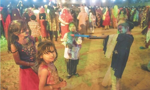 Splashes of colours no one is spared from