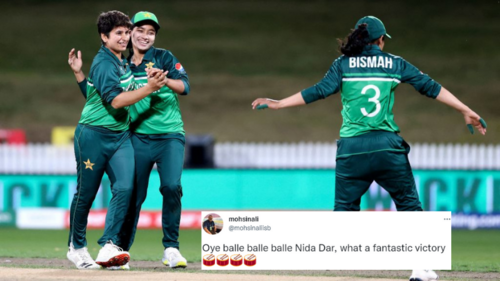 Netizens celebrate Nida Dar as women's cricket team secures first World Cup series win in 13 years