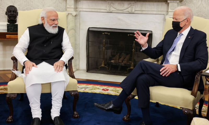 Biden calls India 'shaky' in Russia confrontation