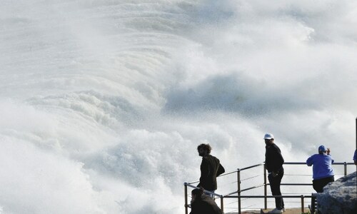 Bondi Beach swallowed as monster surf hits Australia&rsquo;s east