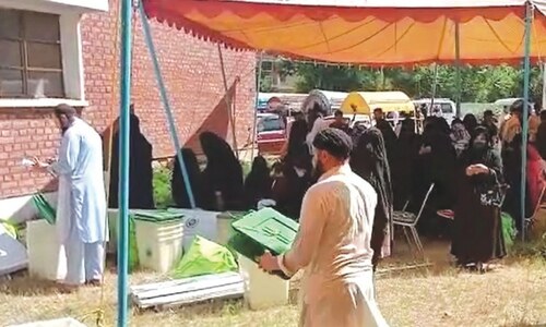 PTI nominee among five contesting Hangu by-poll today PTI nominee among five contesting Hangu by-poll today