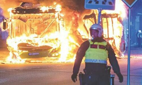 Clashes over anti-immigration rally in Sweden