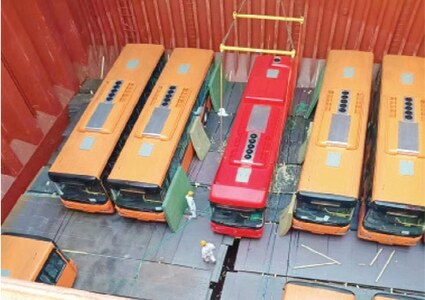 30 buses for Islamabad's Airport metro service depart from China