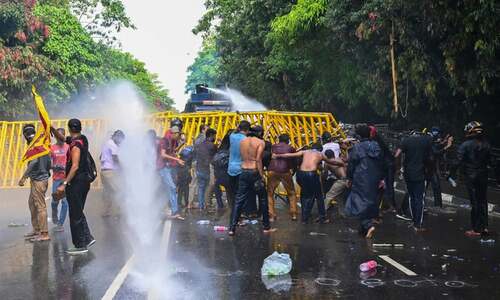 Beleaguered Lankan president declares emergency after crippling strike
