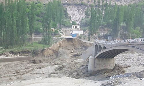 KKH bridge swept away after Shisper lake outburst
