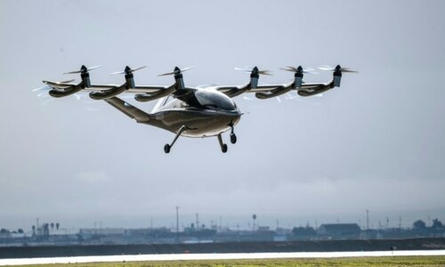 Firms envision taxis flying above clogged roads