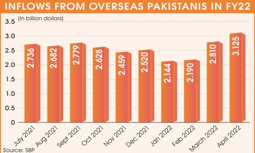 Record $3.1bn remittances sent in April