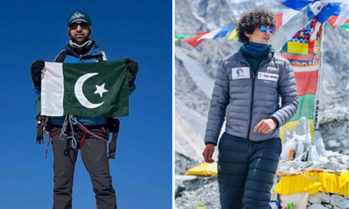 Climber Shehroze Kashif adds another feather to his cap, summits world's 4th-highest peak Climber Shehroze Kashif adds another feather to his cap, summits world's 4th-highest peak