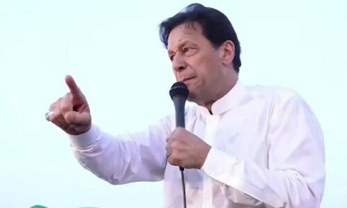 Imran lashes out at former ally MQM-P in Swabi power show