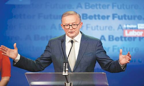 Labor Party leader Albanese claims Australia election victory