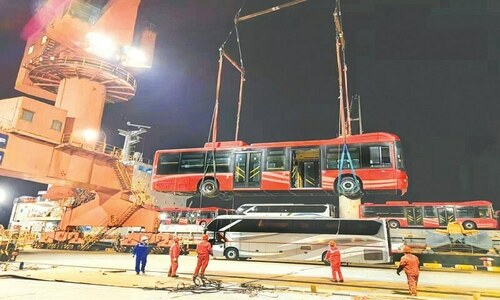 Orange Line bus depot in Karachi yet to be completed