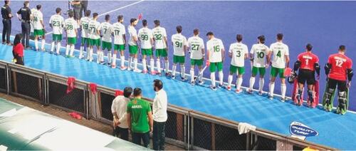 HOCKEY: OUT OF PLAY HOCKEY: OUT OF PLAY