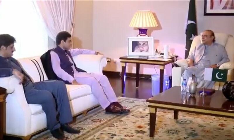 Zardari meets Hamza to settle Punjab by-poll plan Zardari meets Hamza to settle Punjab by-poll plan