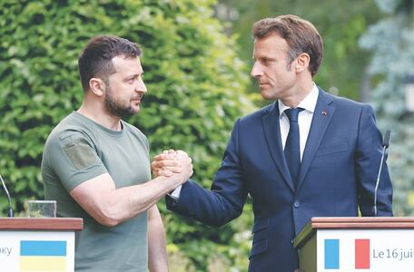 In war-torn Kyiv, EU leaders embrace Ukraine membership bid