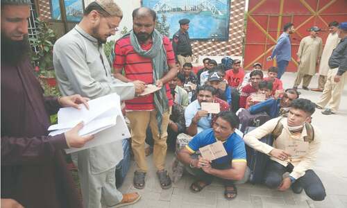 Another batch of Indian fishermen released from Karachi jail Another batch of Indian fishermen released from Karachi jail